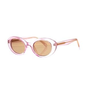 New Reality 👓 Transparent Pink 🩷Tinted Shaken Not Stirred🍸 Ladies Sunglasses